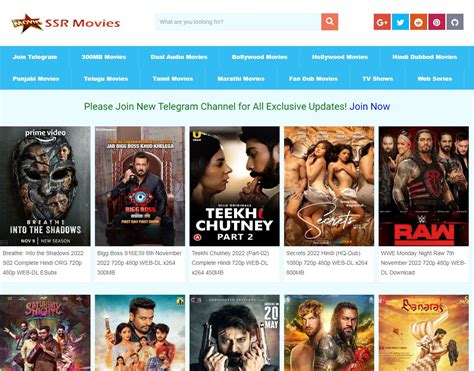 <strong>Ssr</strong> highly focus only for mobile based traffic to convert on high ratio Ad deployment of course all over 90% of Piracy and <strong>download</strong> sites doing this. . Ssr new bollywood movies download
